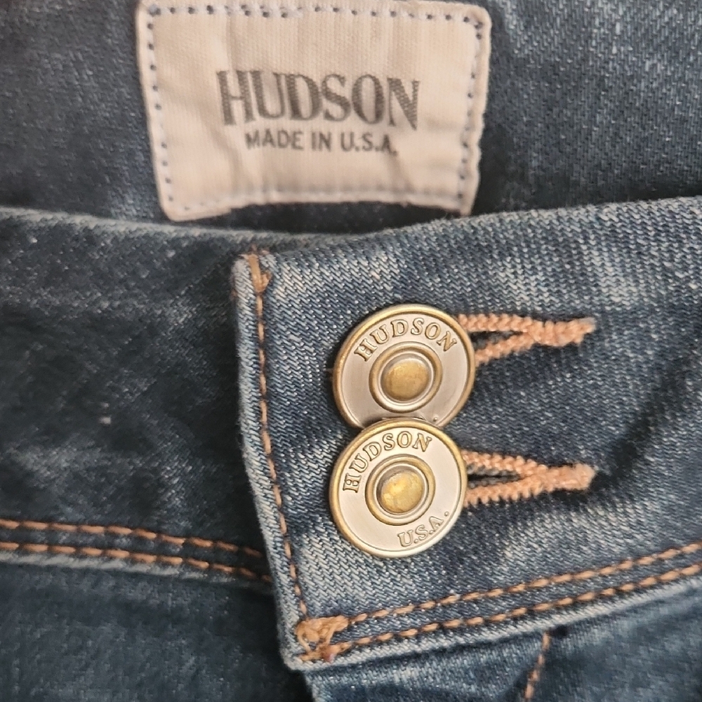 Hudson Collin Distressed Skinny Jeans - Picture 3 of 11